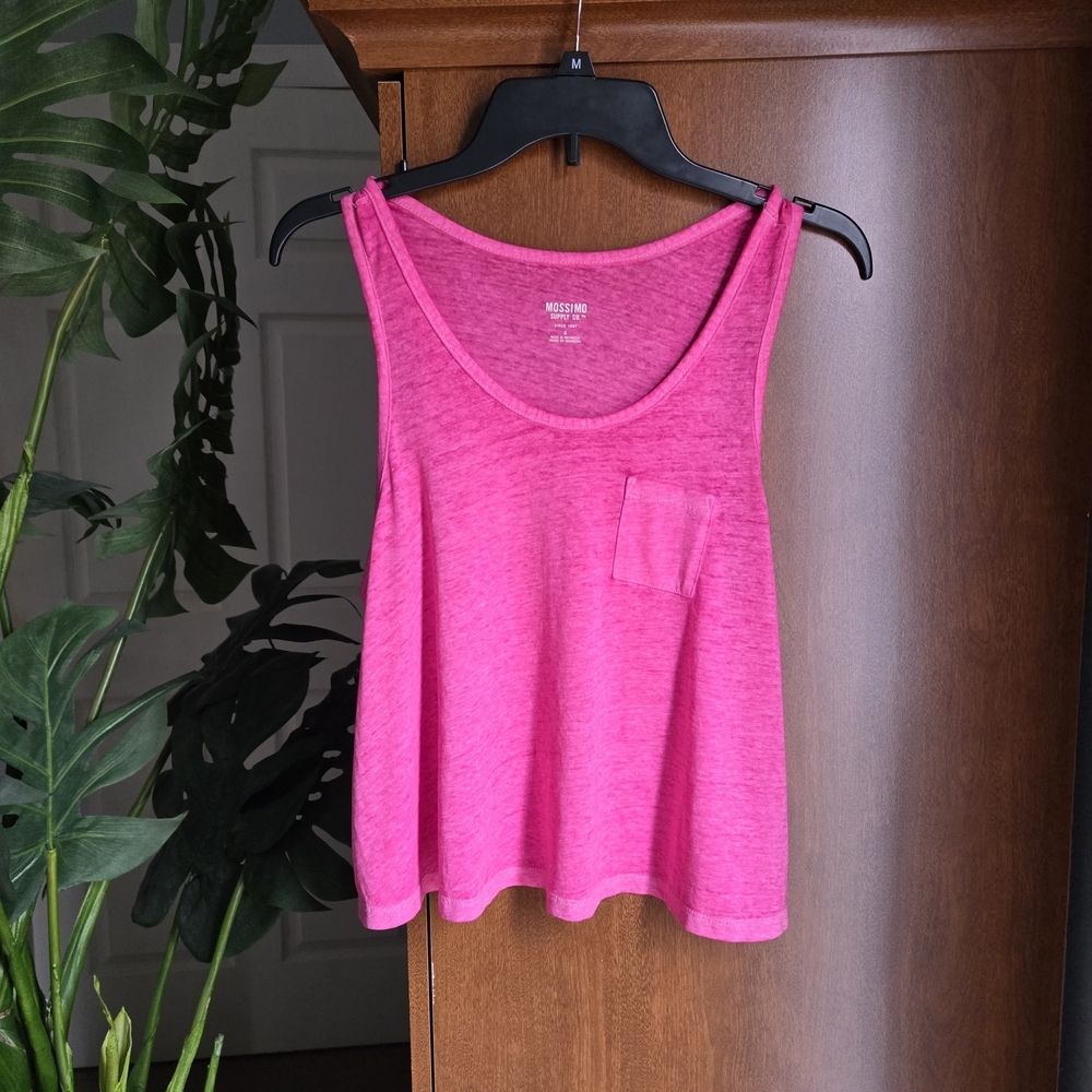 Mossimo Supply Co. Women's Vibrant Pink Tank Top